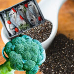 Superfoods, die Kraftpakete Chia-Samen, Brokkoli und Fisch