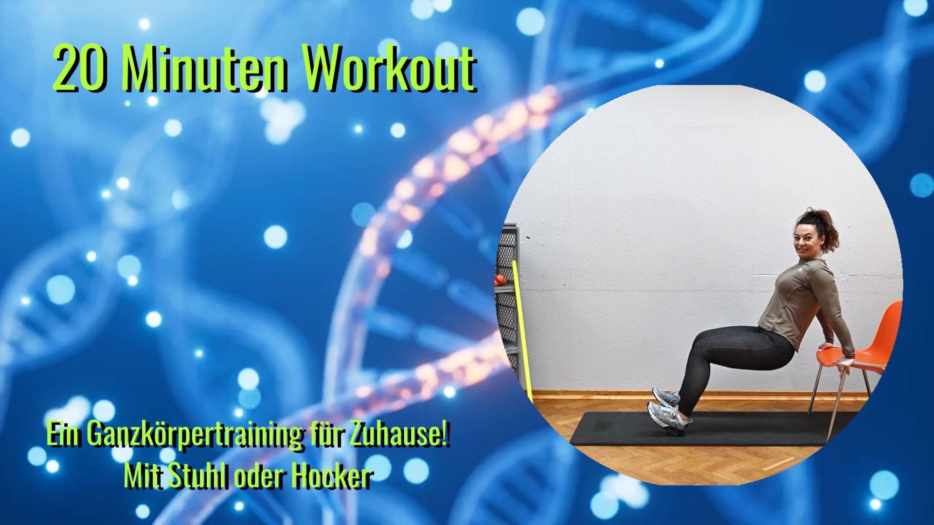 Ganzkörpertraining mit Stuhl oder Hocker